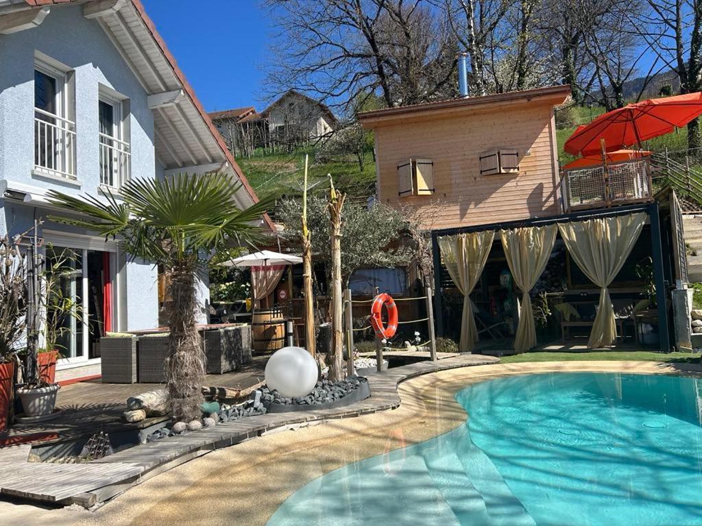 A La Marc'Quize Chambres D'Hotes, Petit Dejeuner Compris, Avec Piscine A Debordement En Exterieur, Bain Nordique A 38 Degres En Prestation Supplement Sur Reservation Horaire Anticipee 1 Place De Parking Gratuite Sur Place Mouxy Ngoại thất bức ảnh